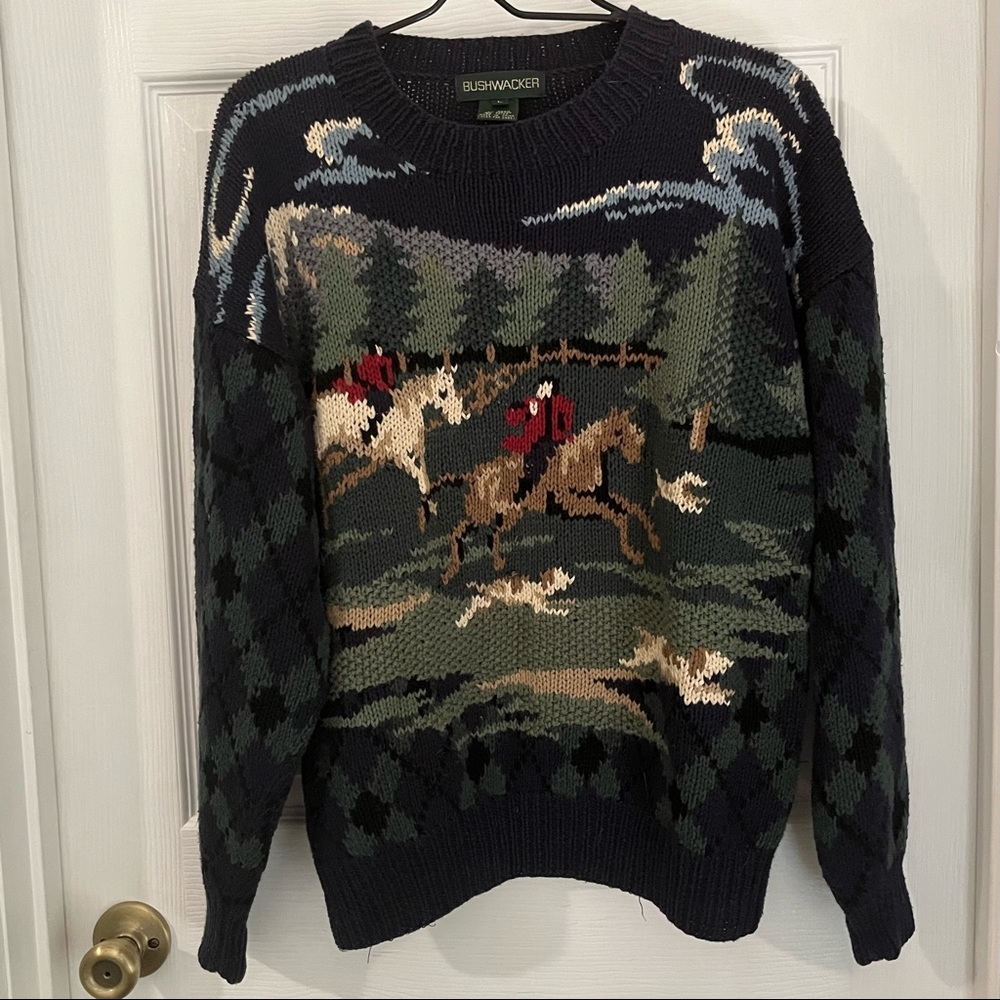 *Vintage Fox Hunting Sweater
